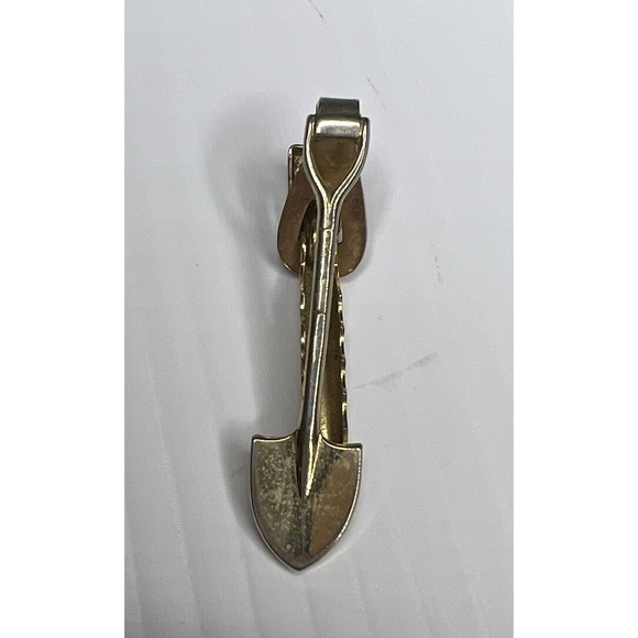 Vintage Shovel Spade Tie Clip Bar Novelty - Picture 1 of 3